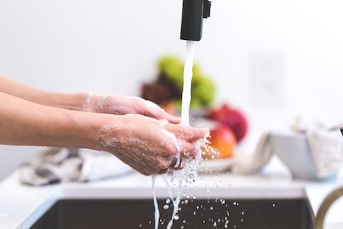 proper hand washing techniques